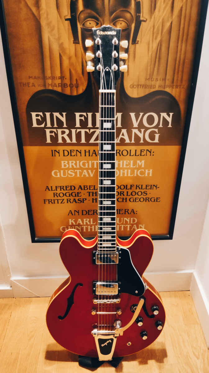 Edwards E-SA-160LTS Cherry con bigsby de segunda mano por 1150