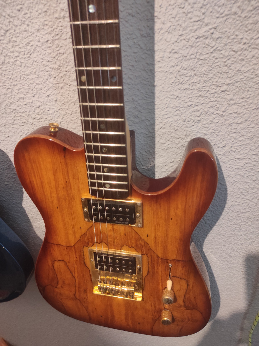 California telecaster + estuche rígido de segunda mano por 220 € en Madrid  | Guitarristas.info