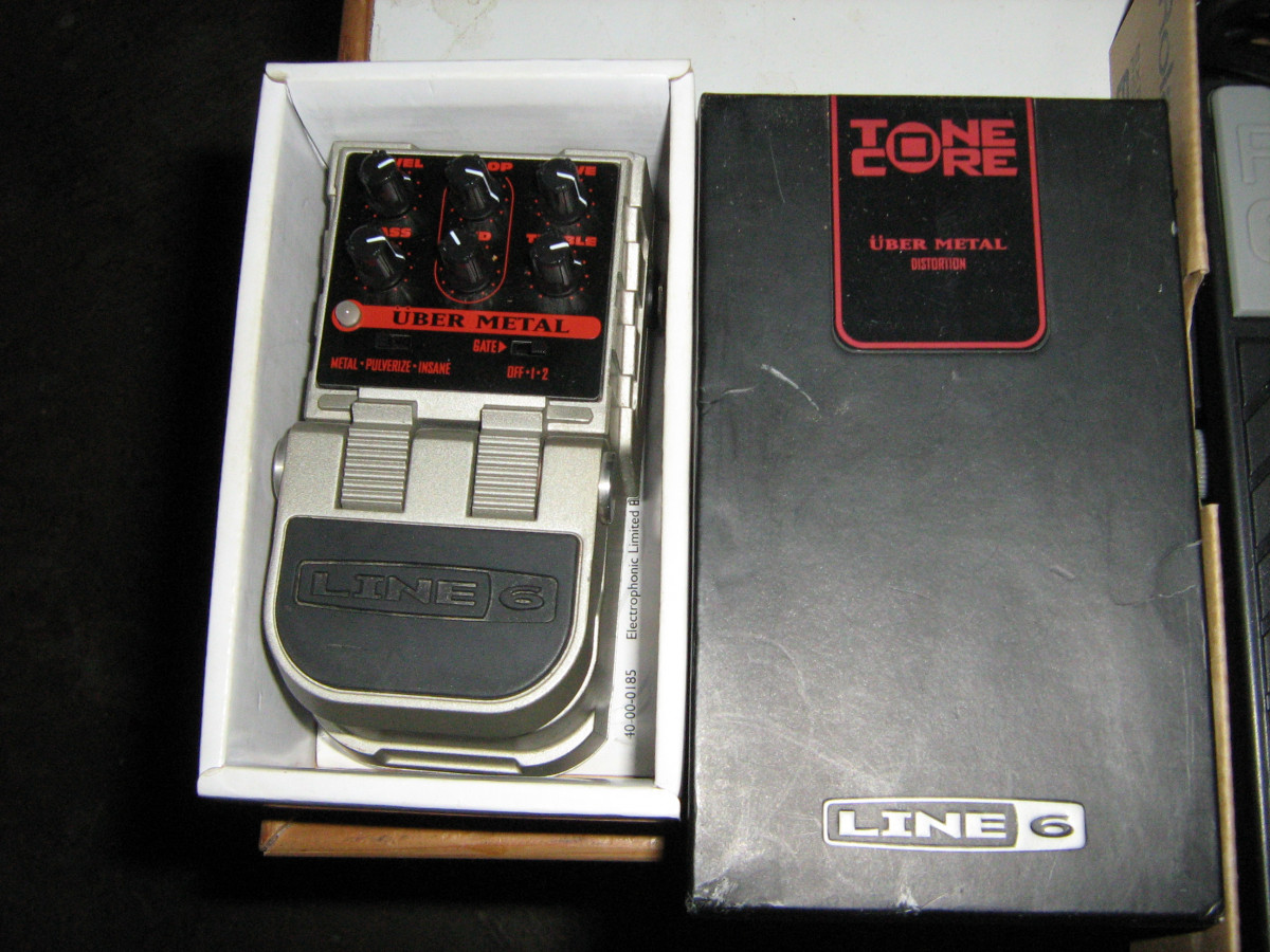 uber metal de line 6, pedal de volumen roland EV5. de segunda mano por