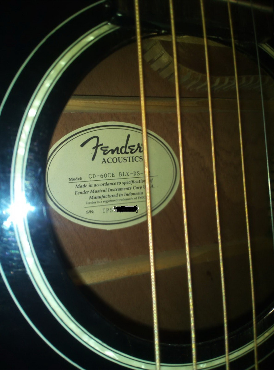 Acustica Fender CD-60CE BLK DS V2 de segunda mano por 140 € en