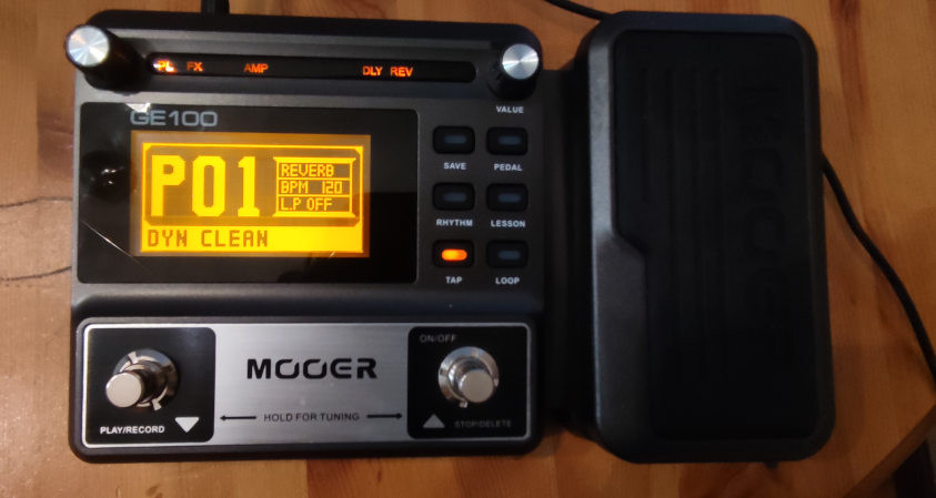 Pedalera multiefectos Mooer GE100 de segunda mano por 55 € en Barcelona |  Guitarristas.info