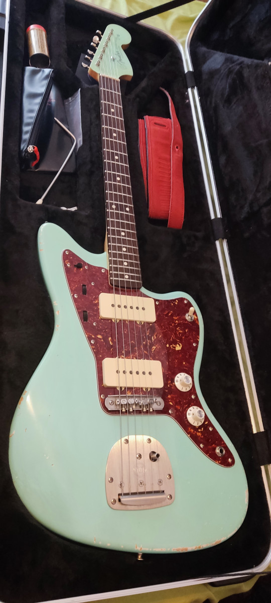 Jazzmaster MJT+SD Antiquity+Mastery Bridge y vibrato...RESERVADA de segunda  mano por 1500 € en Albacete | Guitarristas