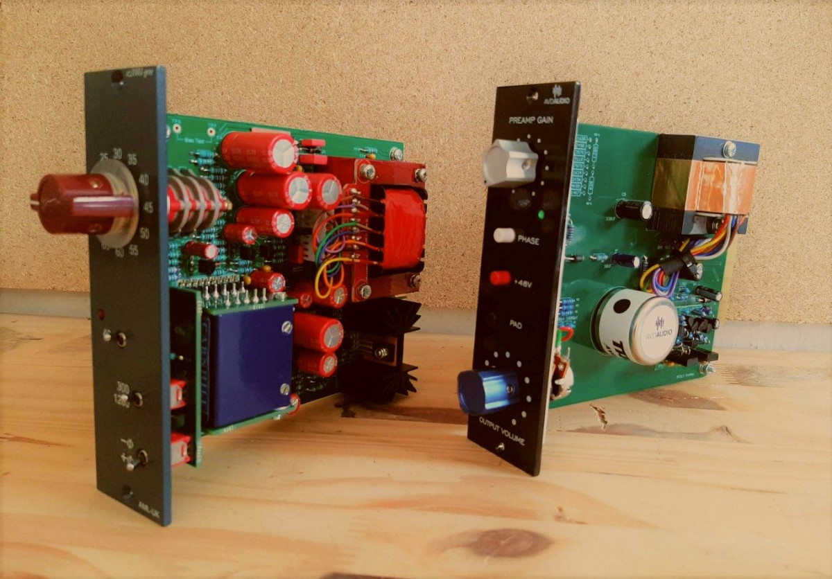 Dual preamp serie 500 (NEVE + API clone) de segunda mano por 1000 € en