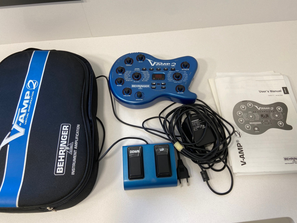 Procesador De Modelado Y Multiefectos Behringer V Amp 2 De Segunda Mano Por 60 En Girona Guitarristas Procesador De Modelado Y Multiefectos Behringer V Amp 2 De Segunda Mano Por 60 En Girona Guitarristas