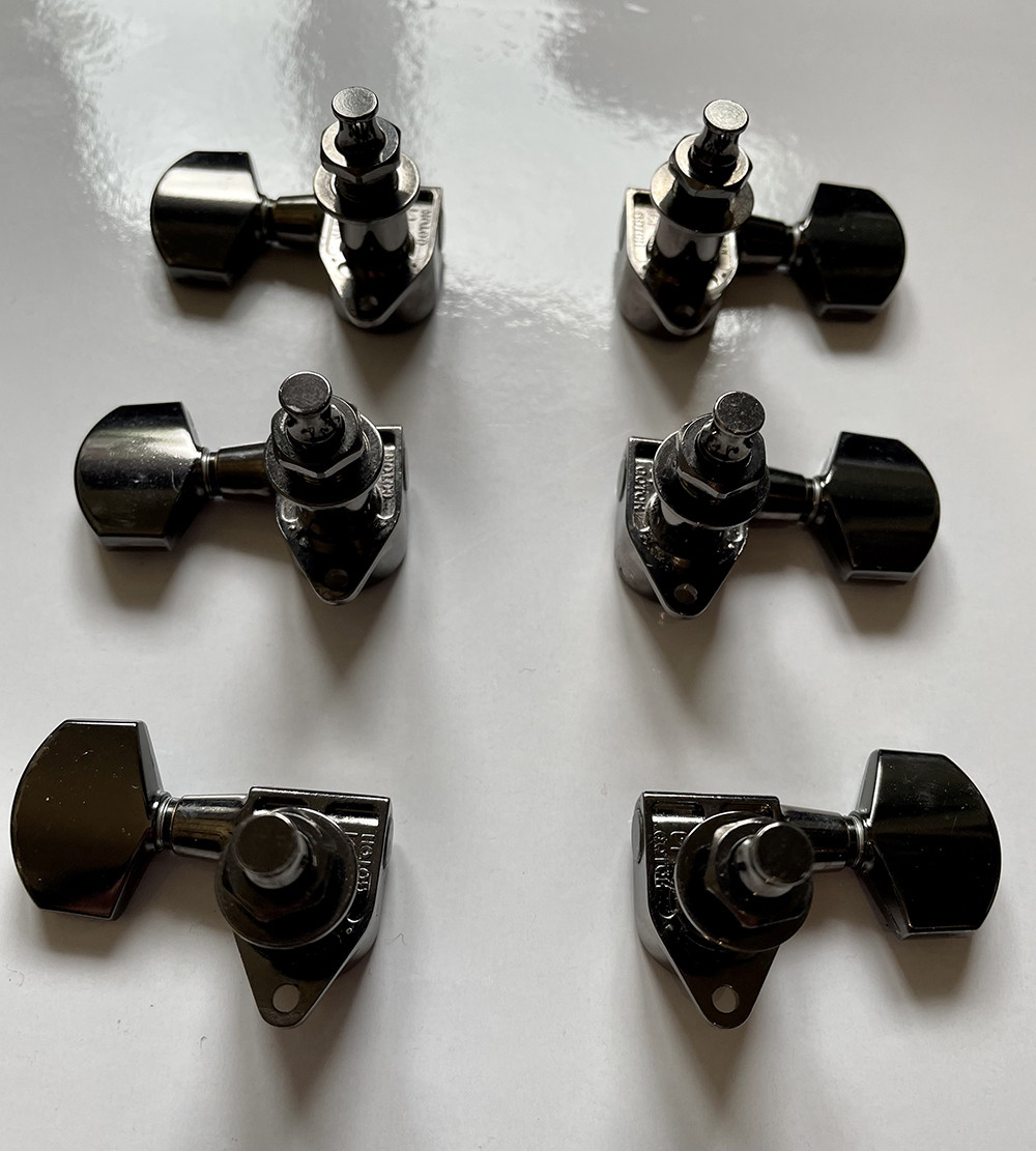 Clavijas Gotoh negras 3+3 de segunda mano por 30 € en Madrid |  Guitarristas.info