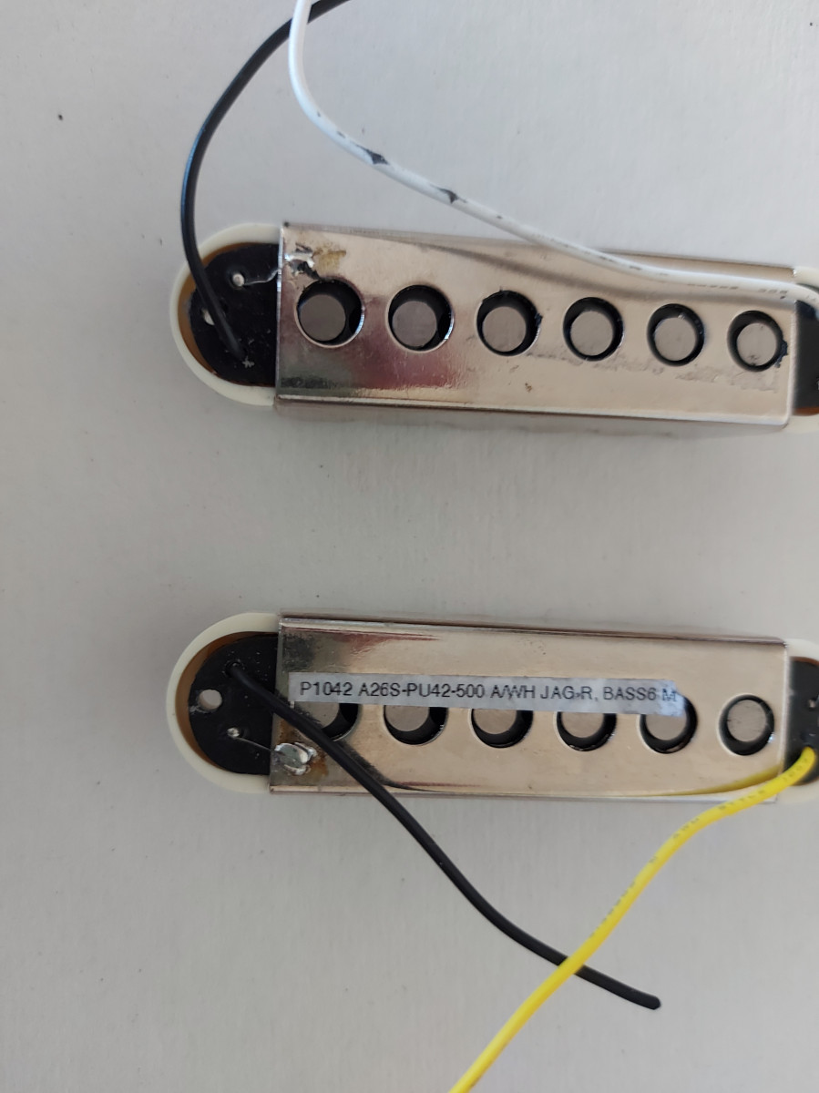 Pastillas Jaguar para guitarra estaban puestas en una fender squier classic  vibe 70 OCASION 40 eur de segunda mano por 40 € en Sevilla |  Guitarristas.info