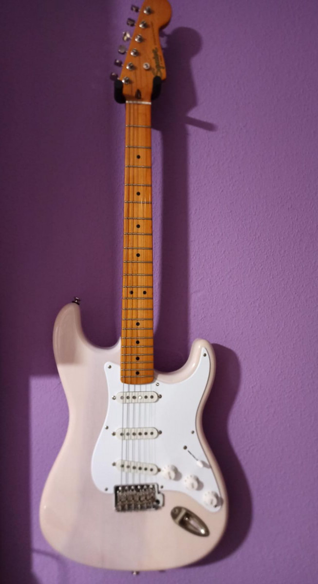 Fender Stratocaster Squier Classic vibe 50's White Blonde de segunda mano  por 280 € en Málaga | Guitarristas.info